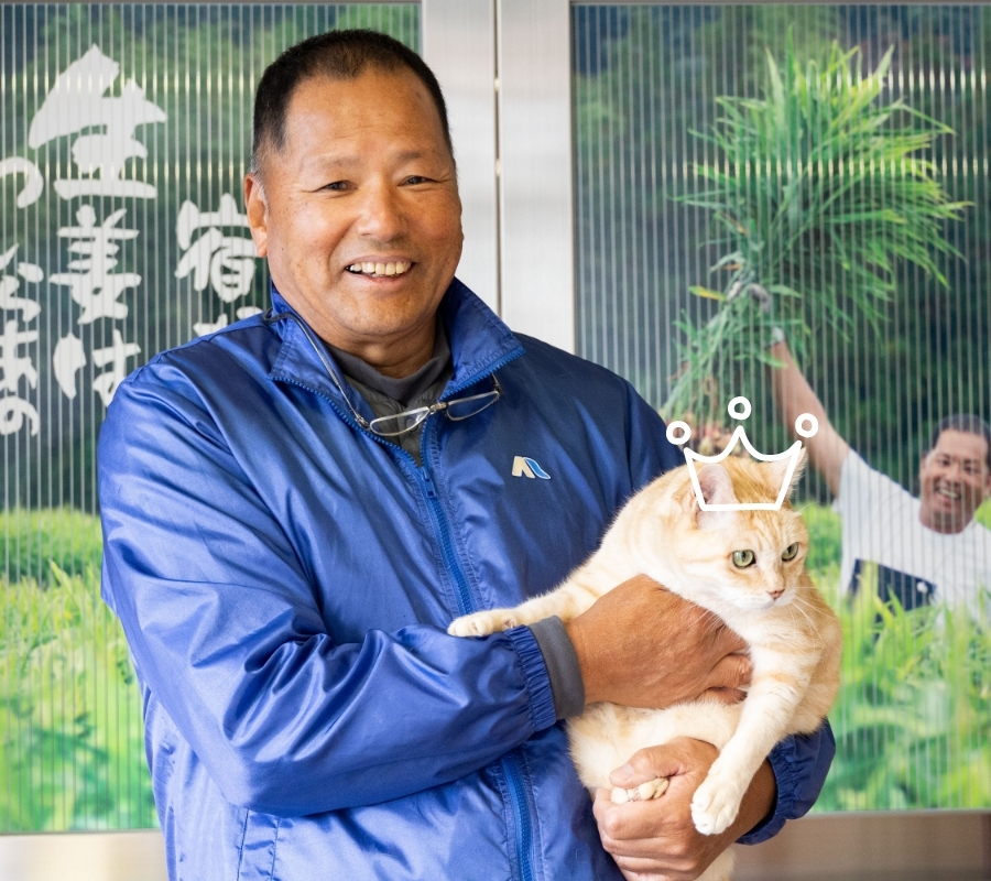 アントニオくんと前川博之取締役